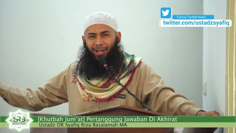 Teks ceramah singkat ustadz syafiq basalamah